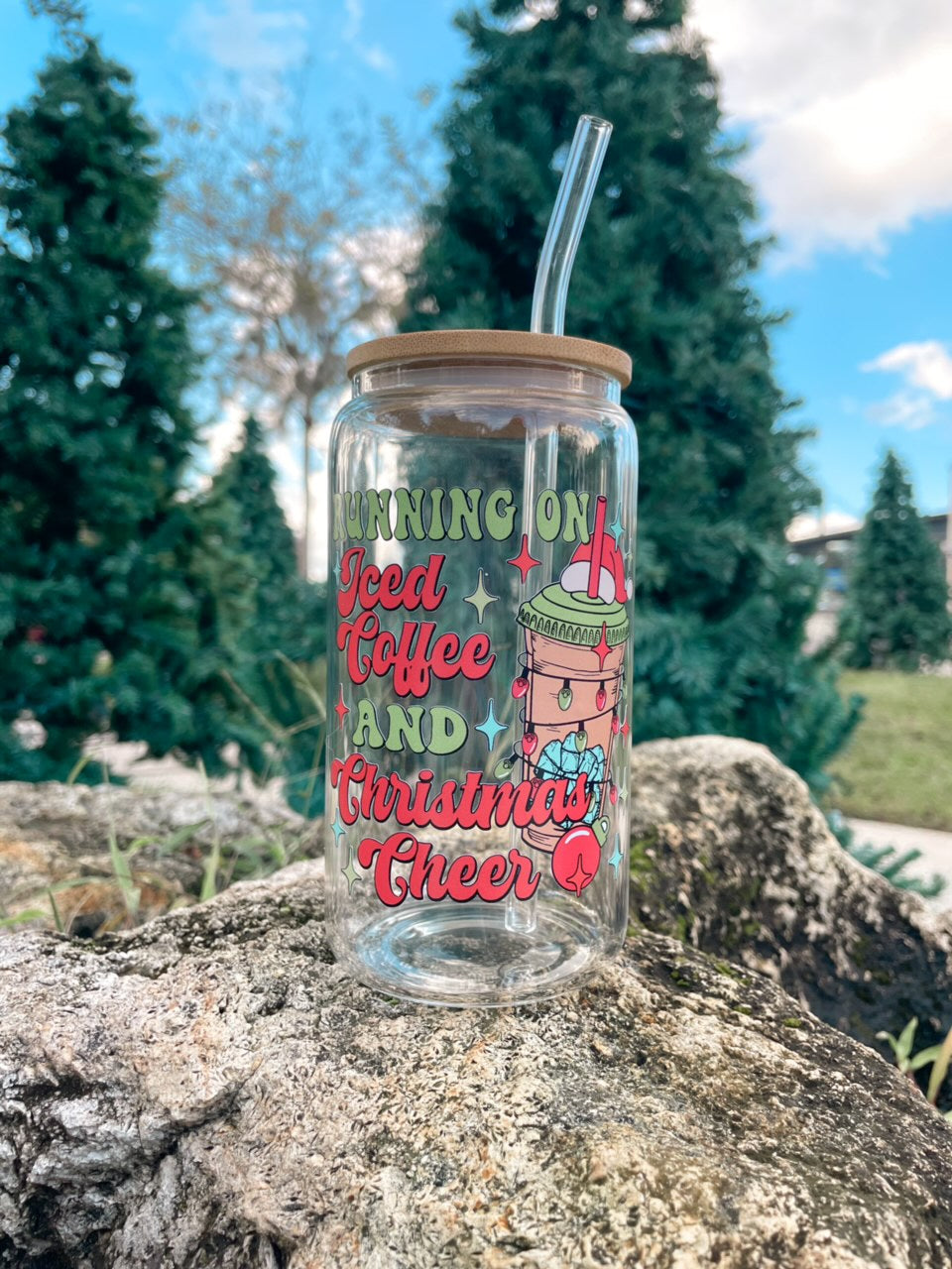 Running On Iced Coffee and Christmas Cheer Cup