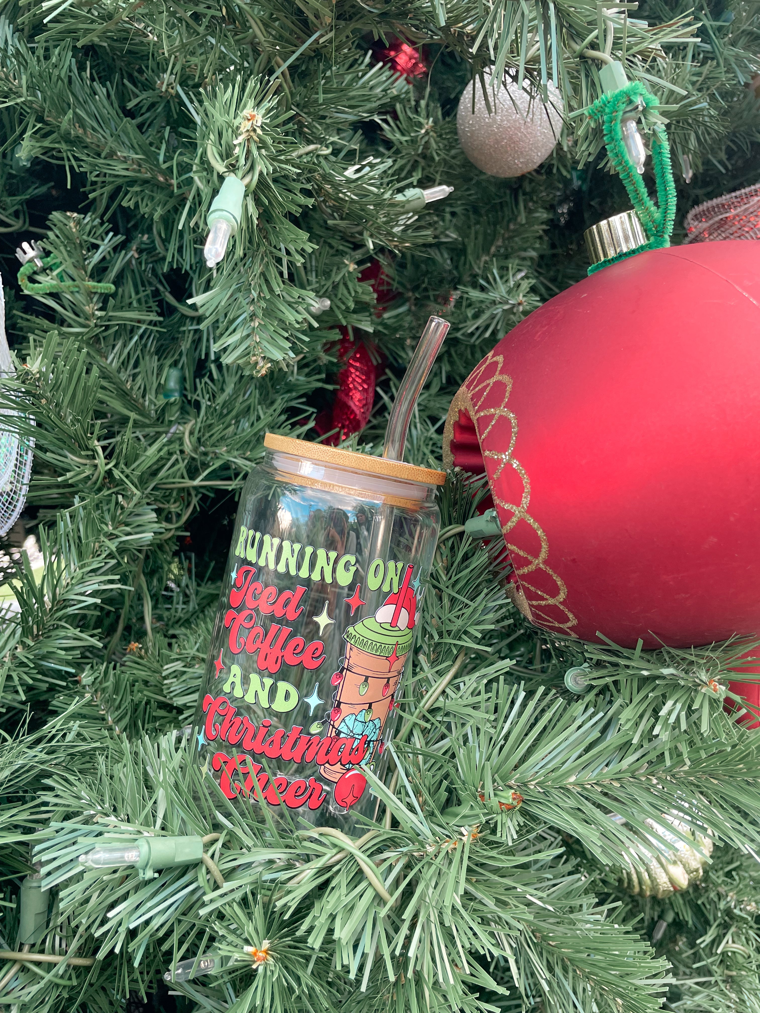 Running On Iced Coffee and Christmas Cheer Cup