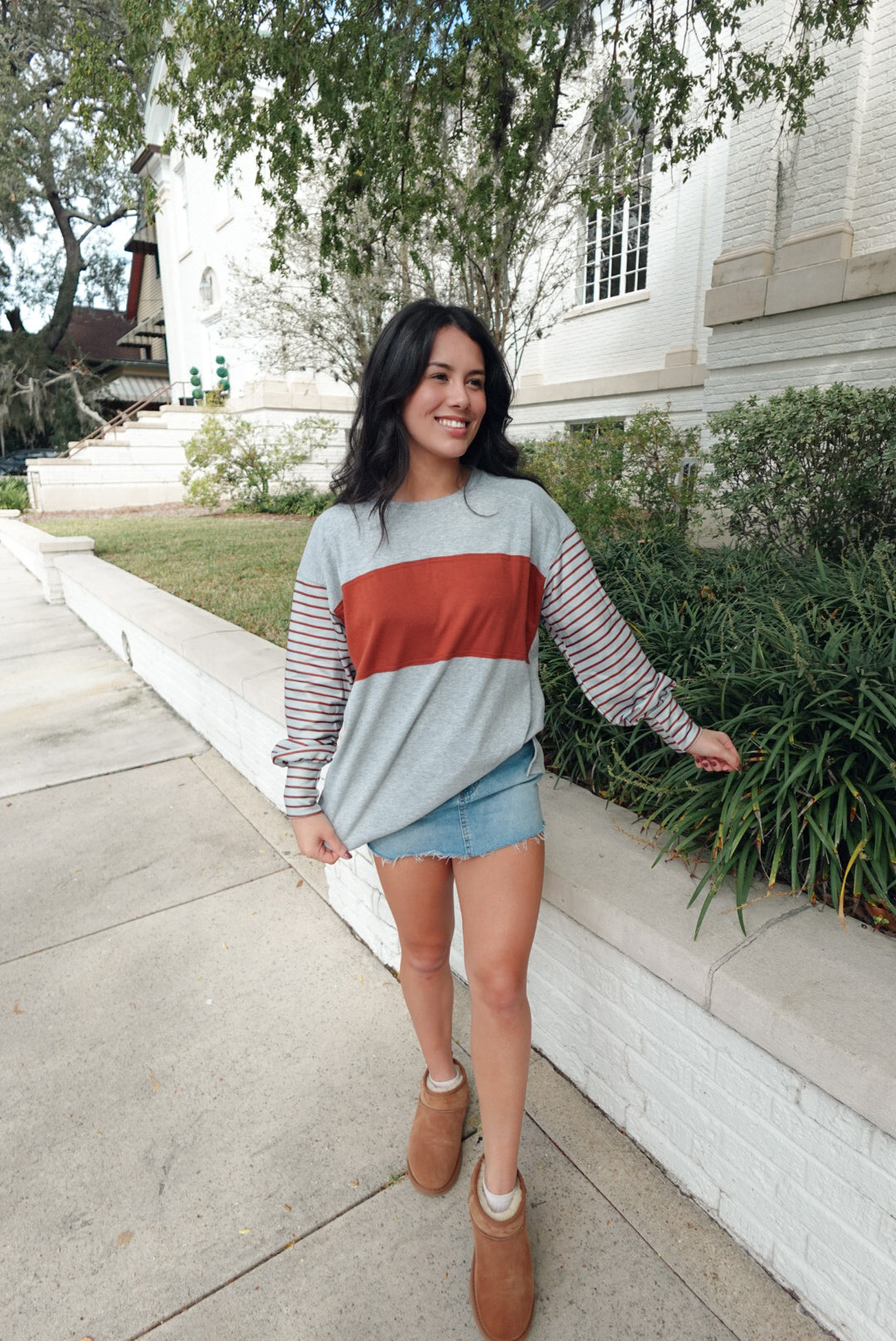 Leah Stripe Long Sleeve
