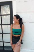 Kelsey Sculpting Tank - green
