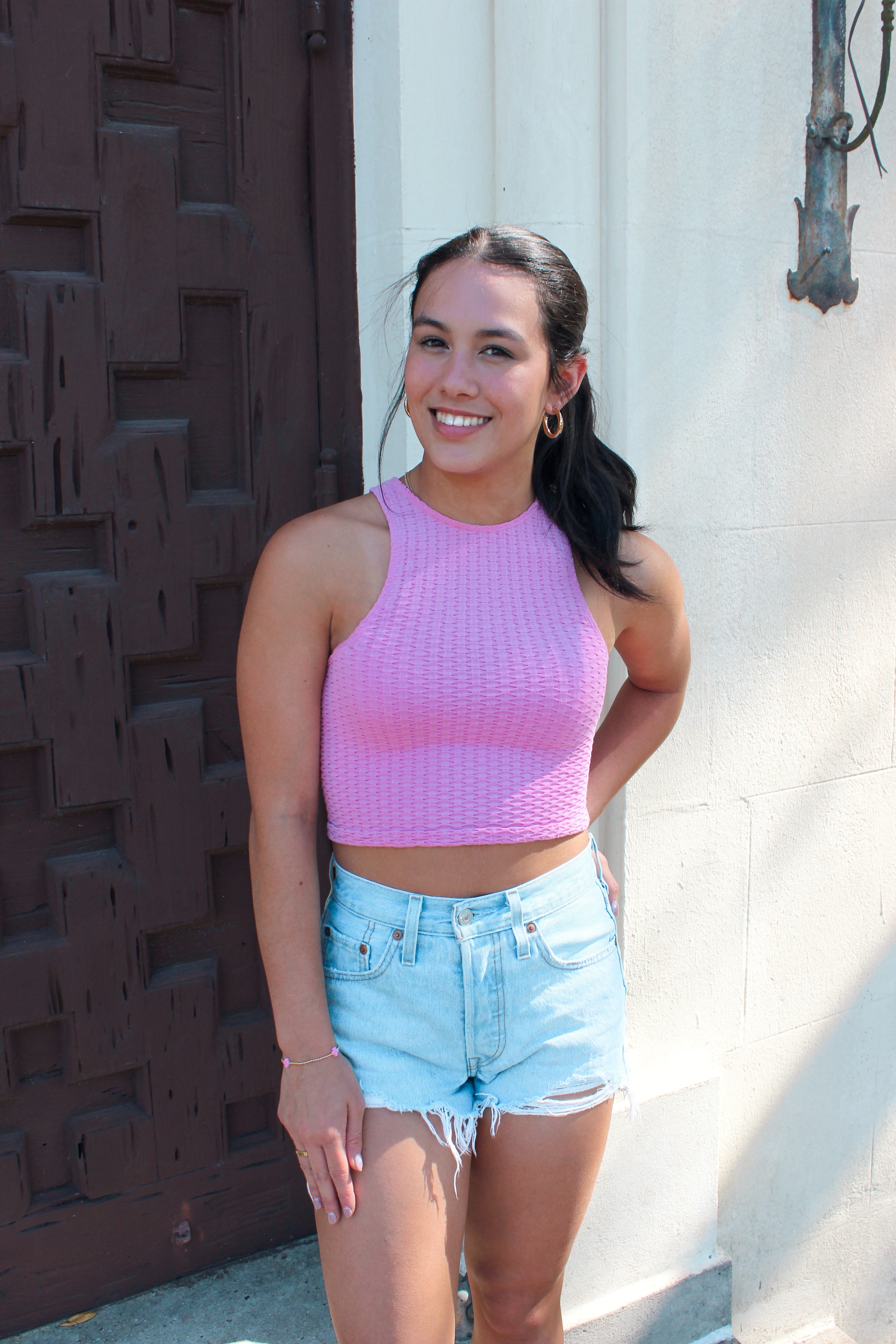 Rachel Smocked Tank