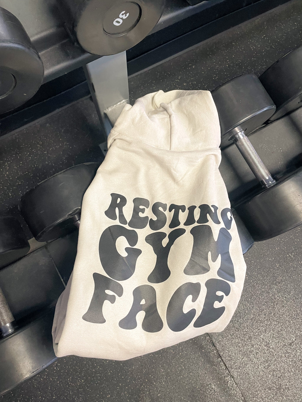 Resting Gym Face Hoodie