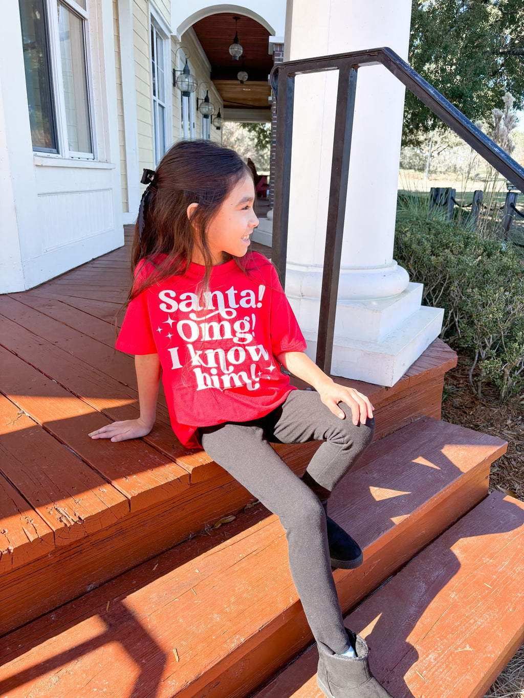 Santa!  OMG!  I Know Him - Youth Shirt