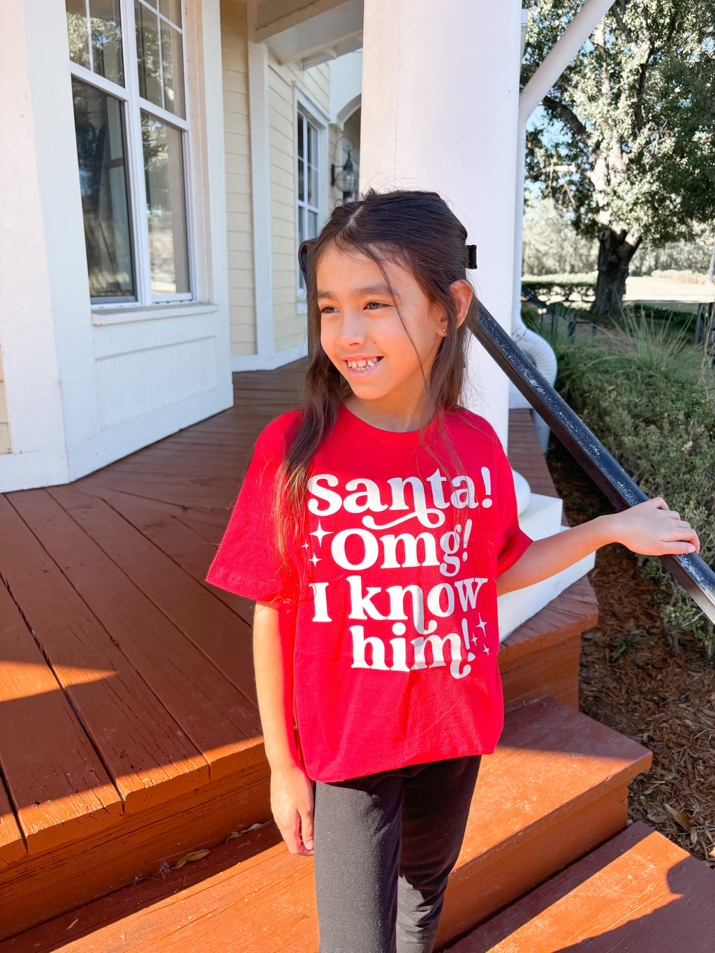 Santa!  OMG!  I Know Him - Youth Shirt