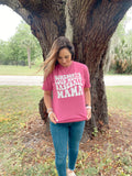 Somebody's Loud Mouth Baseball Mama Tee