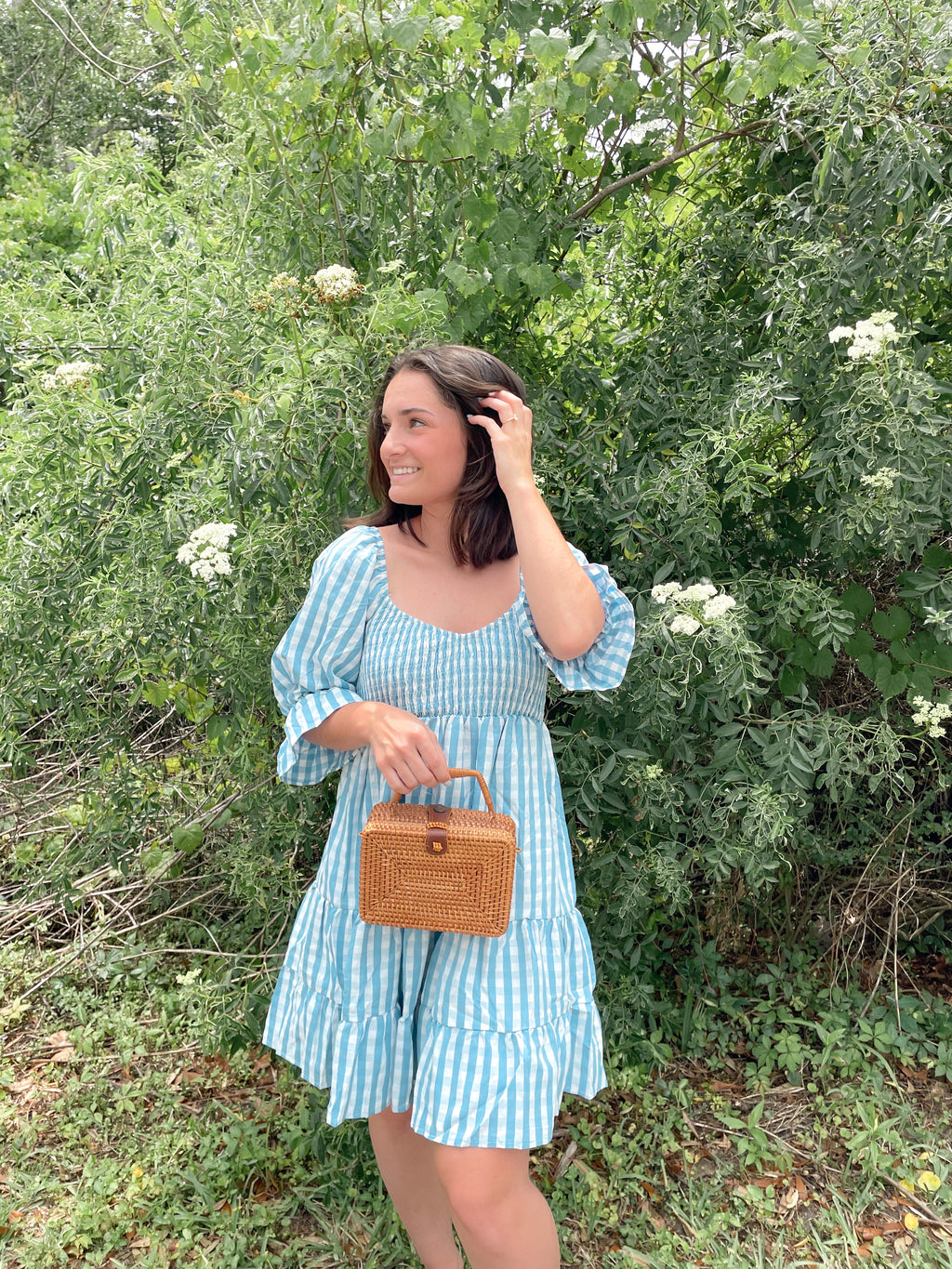 Lindsey Blue Baby Doll Dress