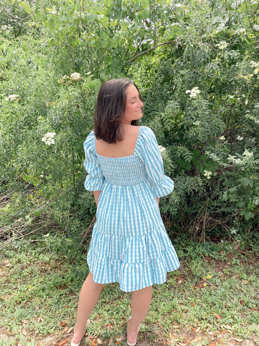 Lindsey Blue Baby Doll Dress