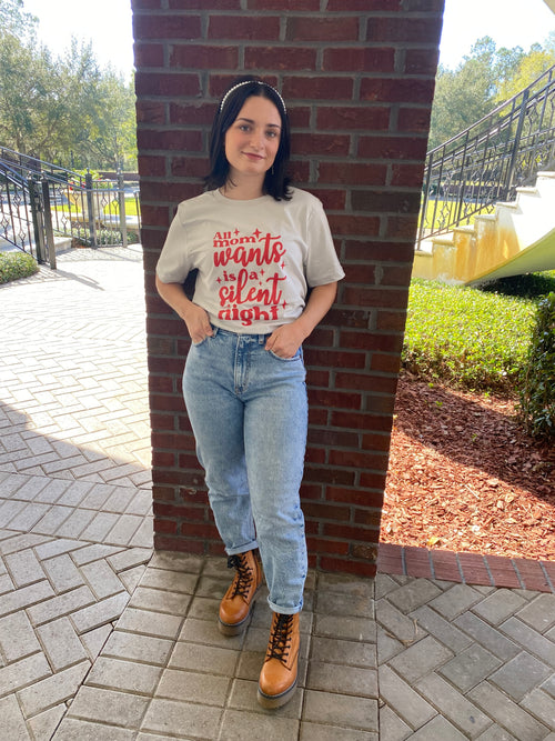 All Mama Wants is a Silent Night Tee