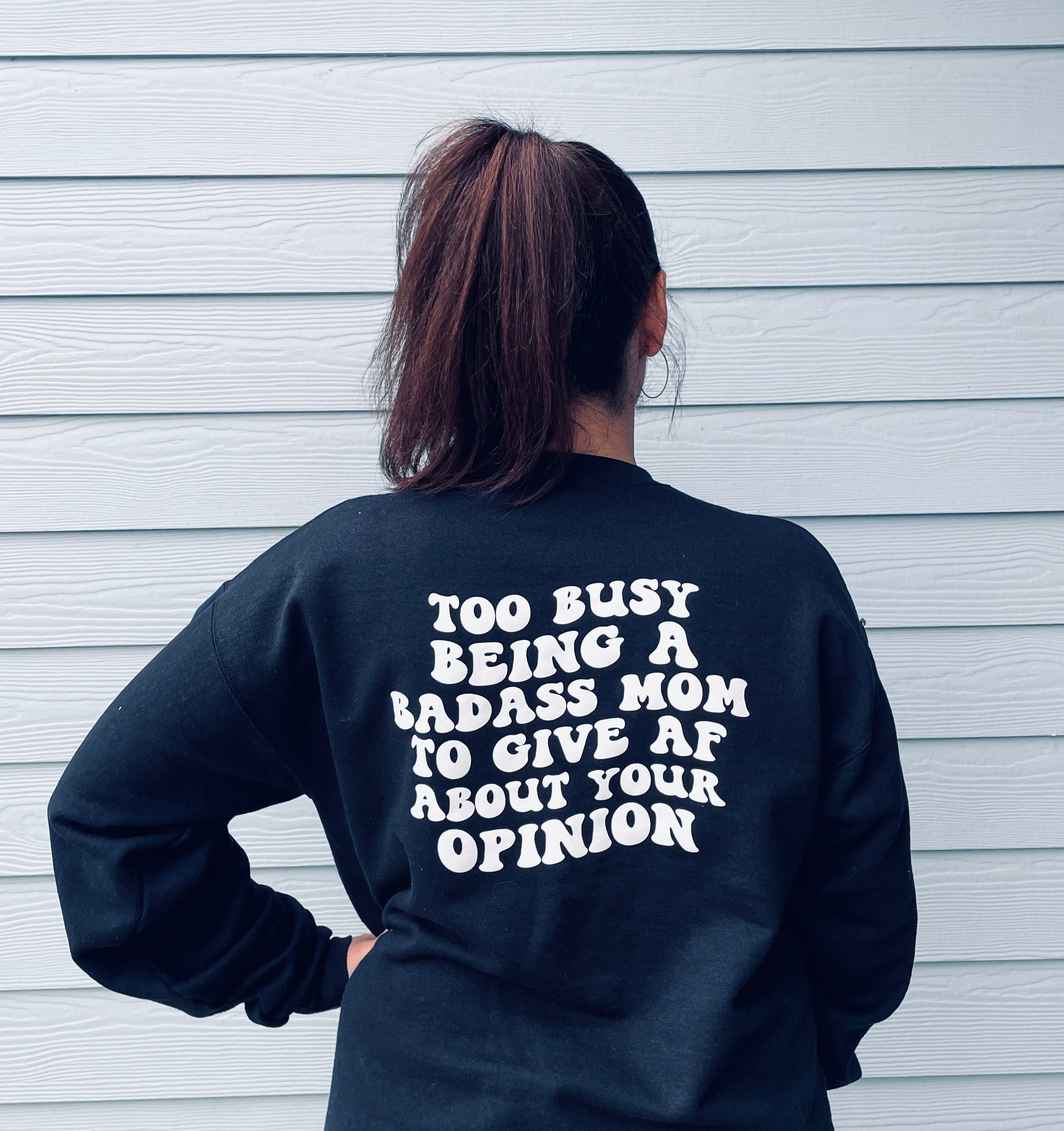 Too Busy Being a Bad*** Mom Tee